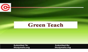 Green Tech Ppt Presentation