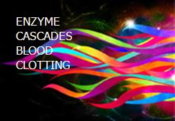 ENZYME CASCADES BLOOD CLOTTING Powerpoint Presentation