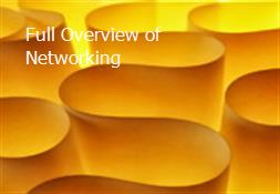 Full Overview of Networking Powerpoint Presentation