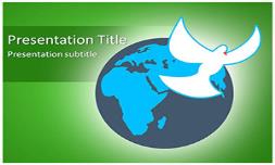 Global Peace Free Ppt Template