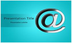 Email Symbol Free Ppt Template