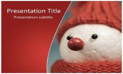 Snow Man Free Ppt Template