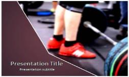 Barbell Free Ppt Template