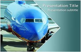 Free Airplane PowerPoint Template