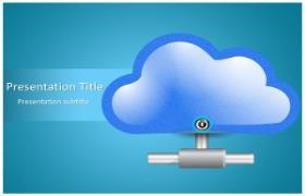 Free Cloud Computing PowerPoint Template