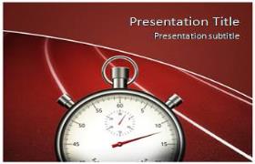 Free Stopwatch PowerPoint Template
