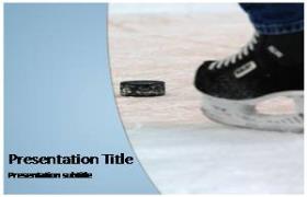 Free Ice Hockey PowerPoint Template