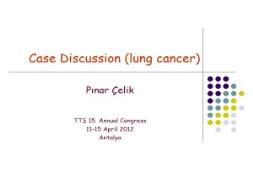 About Synchronous lung cancer PowerPoint Presentation