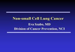 Cell Lung Cancer PowerPoint Presentation