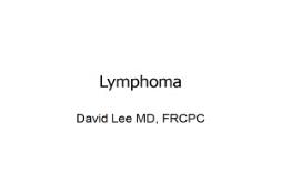 Lymphoma PowerPoint Presentation