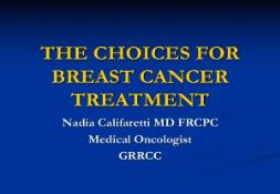 BREAST CANCER TREATMENT PowerPoint Presentation