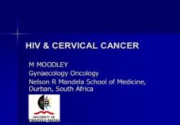 CERVICAL CANCER HIV PowerPoint Presentation