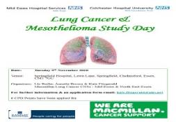 Lung cancer mesothelioma study day PowerPoint Presentation