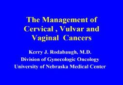 The Management of Cervical Cancer PowerPoint Presentation