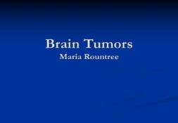 Human Brain Tumors PowerPoint Presentation