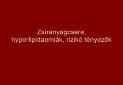 Zsiranyagacsere-atherosclerosis PowerPoint Presentation