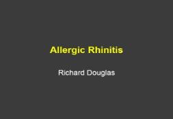 An Allergic Rhinitis PowerPoint Presentation