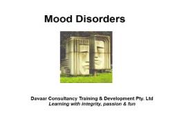 Mood Disorders PowerPoint Presentation