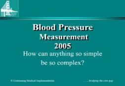 Measurement of Human Blood Pressure PowerPoint Presentation