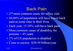 LOW BACK PAIN IN HUMAN PowerPoint Presentation