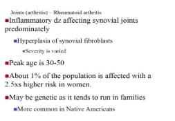 Arthritis Joints PowerPoint Presentation