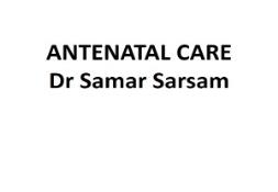 ANTENATAL CARES PowerPoint Presentation