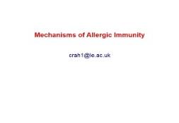 Allergy Disease PowerPoint Presentation