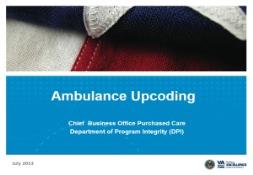 Ambulance Upcoding PowerPoint Presentation