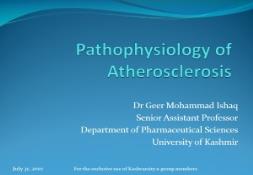 Pathophysiology of Atherosclerosis PowerPoint Presentation