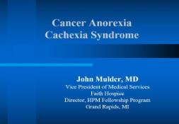 Cancer Anorexia Cachexia Syndrome PowerPoint Presentation