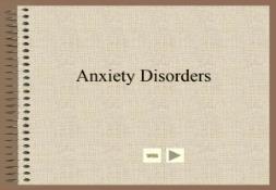 Anxiety Disorders - UNCW PowerPoint Presentation