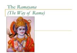 India Ramayana PowerPoint Presentation