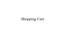 Cookies Shopping Cart PowerPoint Presentation