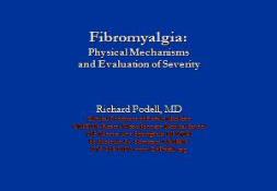 Fibromyalgia Overview PowerPoint Presentation