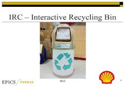 IRC-Interactive Recycling Bin-EPICS PowerPoint Presentation