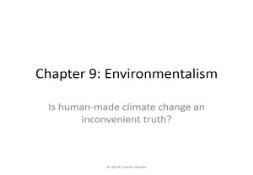 About Environmentalism PowerPoint Presentation