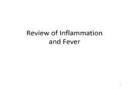 Read about Inflammation Fever PowerPoint Presentation