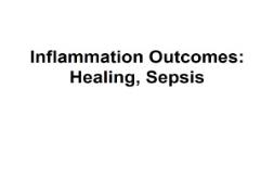 Inflammation and Healing PowerPoint Presentation