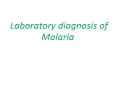 Malaria Disease PowerPoint Presentation