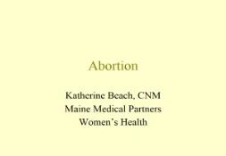 Abortion-UNEPA PowerPoint Presentation