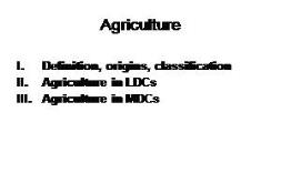 Agriculture PowerPoint Presentation