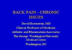 Free Download BACK PAIN PowerPoint Presentation