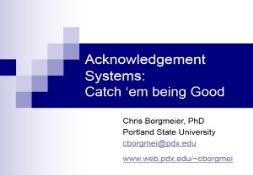 Acknowledgement System PowerPoint Presentation