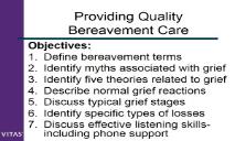 Bereavement Care Training PowerPoint Presentation