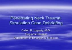 Penetrating Neck Trauma PowerPoint Presentation