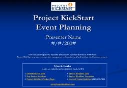 Project KickStart Event Planning Project PowerPoint Presentation