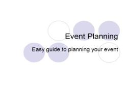 Event Planning Creative Manitoba PowerPoint Presentation