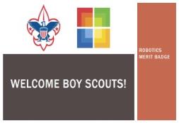 BOY SCOUTS PowerPoint Presentation