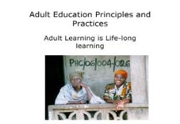 Adult Education Principles and Practices PowerPoint Presentation