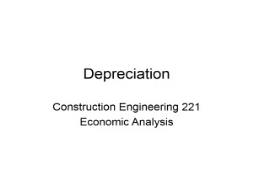 Depreciation Iowa State University PowerPoint Presentation